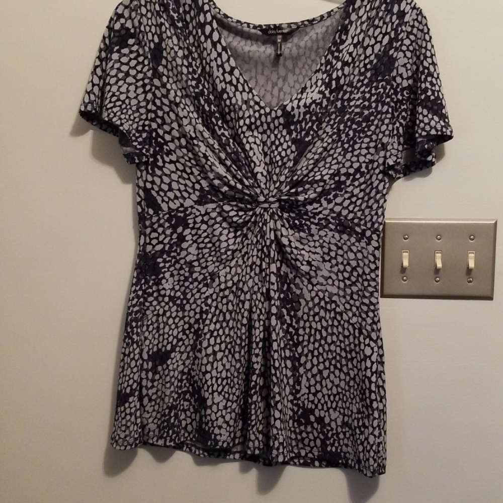 Animal print blouse